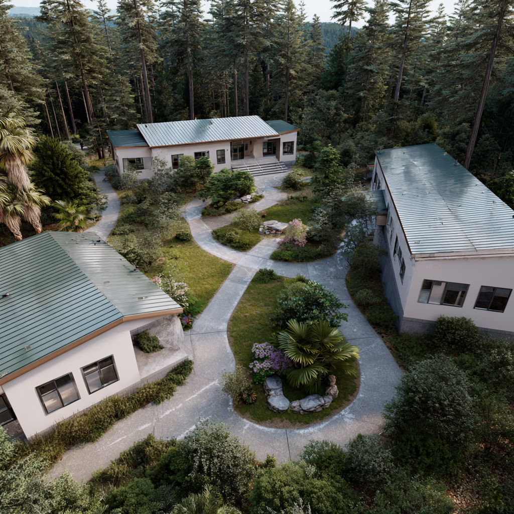 Aerial view of RTH Addiction Treatment in San Jose, California